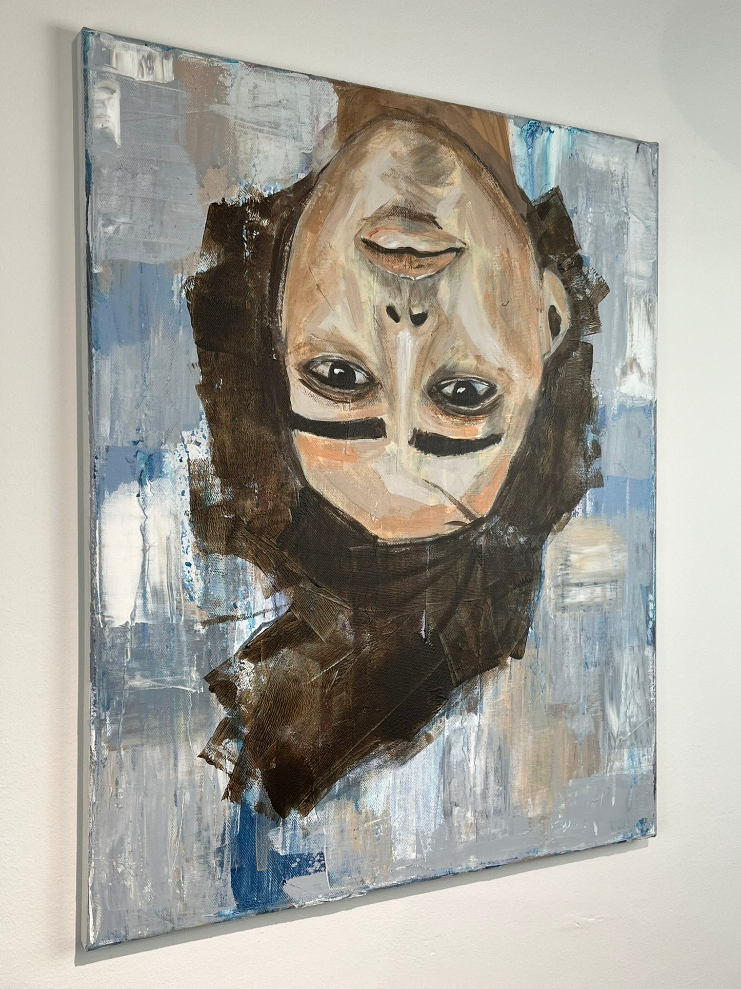 "Upside down" acrylics on canvas