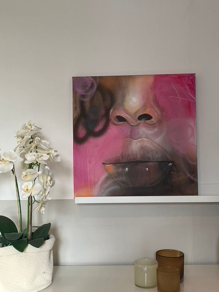 "Kiss me" as Fine art print