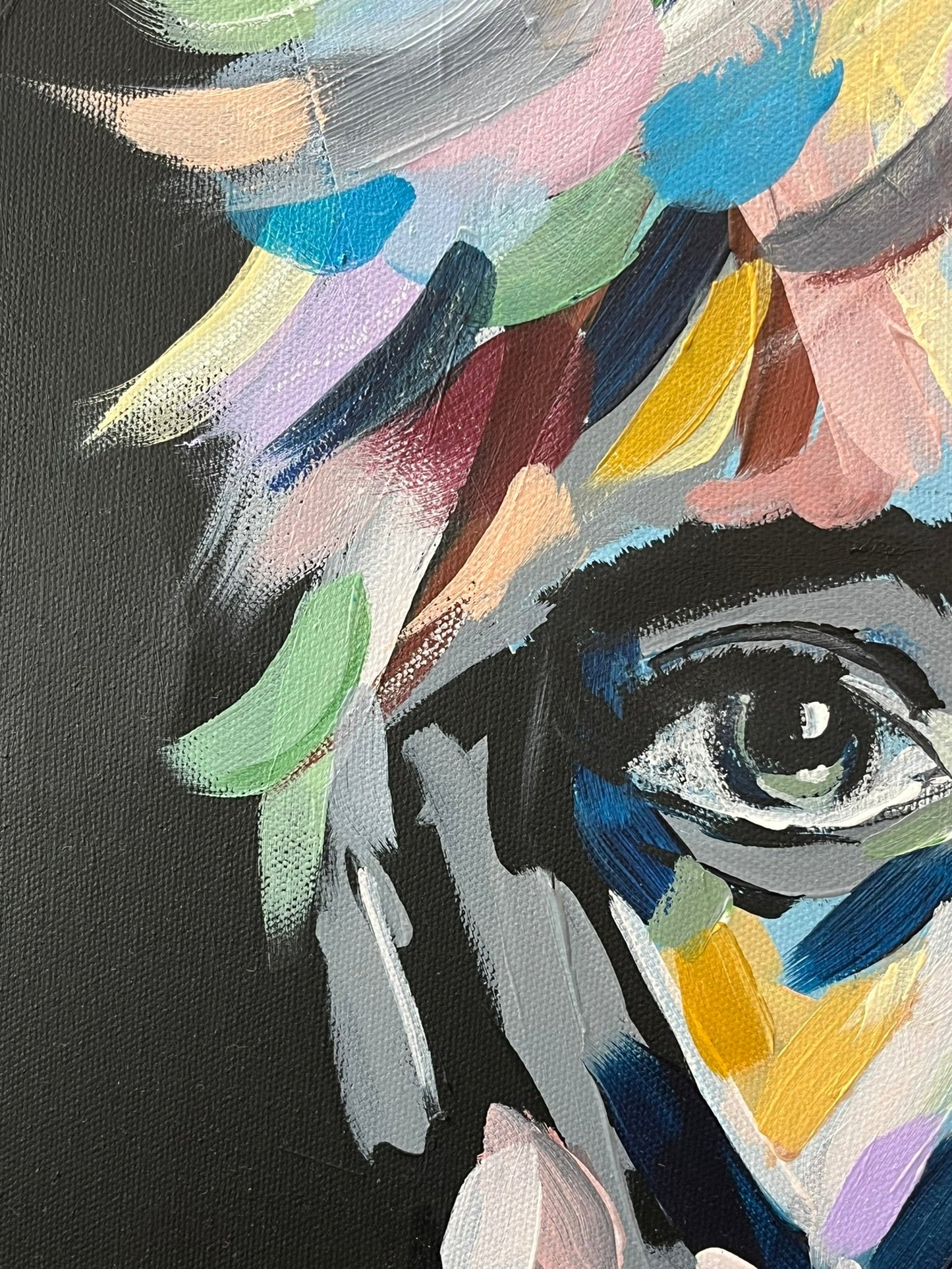 "Mixed face" as Fine art print